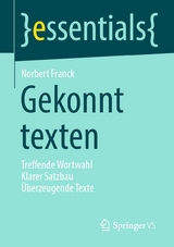 Gekonnt texten - Norbert Franck