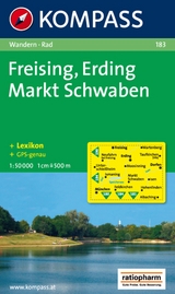 KOMPASS Wanderkarte 183 Freising - Erding - Markt Schwaben 1:50.000 - 