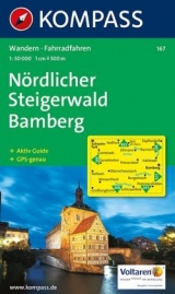 KOMPASS Wanderkarte Nördlicher Steigerwald - Bamberg - 