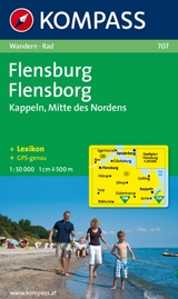 KOMPASS Wanderkarte 707 Flensburg / Flensborg - Kappeln 1:50.000 - 