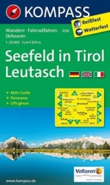 KOMPASS Wanderkarte Seefeld in Tirol, Leutasch - 