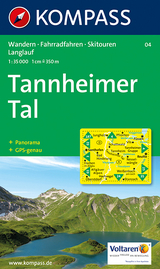 KOMPASS Wanderkarte Tannheimer Tal - 