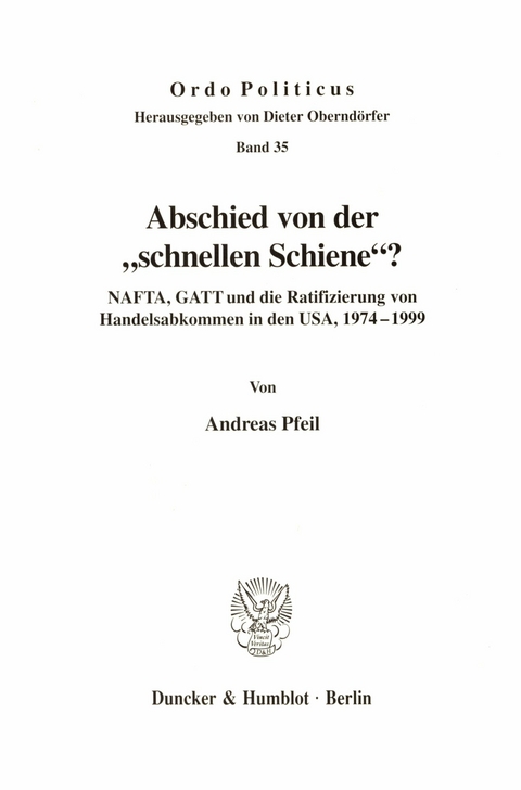 Abschied von der »schnellen Schiene«? -  Andreas Pfeil