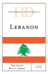 Historical Dictionary of Lebanon -  Roy C. Amore,  Tom Najem