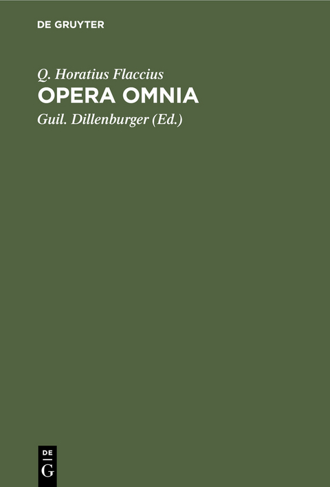 Opera Omnia - Q. Horatius Flaccius