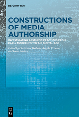 Constructions of Media Authorship - 