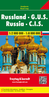 Russland - G.U.S., Autokarte 1:2 Mio. - 1:8 Mio. - 