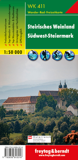 WK 411 Steirisches Weinland - Südwest-Steiermark, Wanderkarte 1:50.000 - 