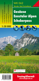 WK 062 Gesäuse - Ennstaler Alpen - Schoberpass, Wanderkarte 1:50.000 - 
