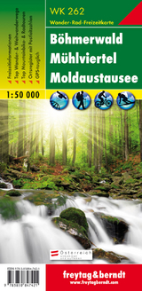 WK 262 Böhmerwald - Mühlviertel - Moldaustausee, Wanderkarte 1:50.000 - 