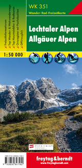 WK 351 Lechtaler Alpen - Allgäuer Alpen, Wanderkarte 1:50.000 - 