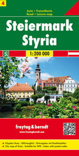 Steiermark, Autokarte 1:200.000 - 