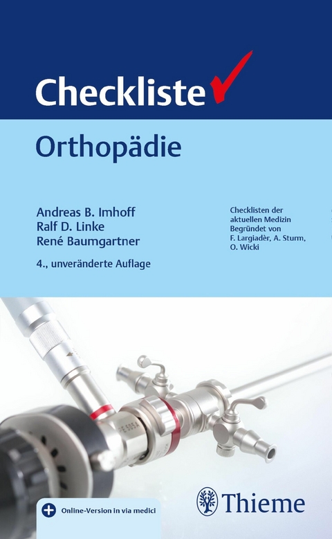 Checkliste Orthopädie - 
