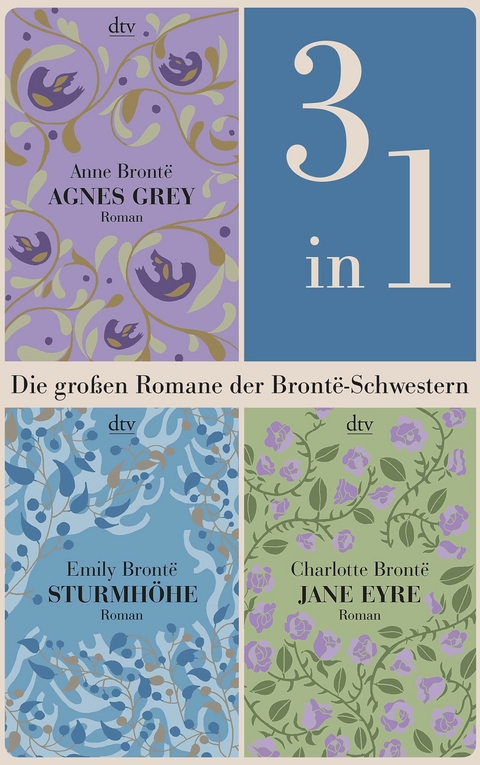 Die großen Romane der Brontë-Schwestern (3in1-Bundle) -  Emily Brontë,  Charlotte Brontë,  Anne Brontë