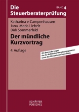 Der mündliche Kurzvortrag - Katharina von Campenhausen, Jana M Liebelt, Dirk Sommerfeld