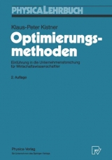 Optimierungsmethoden - Klaus P Kistner