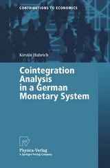 Cointegration Analysis in a German Monetary System - Kirstin Hubrich