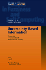 Uncertainty-Based Information - George J. Klir, Mark J. Wierman