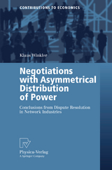 Negotiations with Asymmetrical Distribution of Power - Klaus Winkler