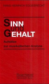 Sinn und Gehalt - Hans H Eggebrecht