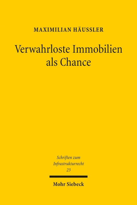 Verwahrloste Immobilien als Chance -  Maximilian Häußler