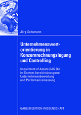 Unternehmenswertorientierung in Konzernrechnungslegung und Controlling - Jörg Schumann