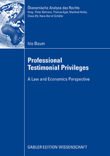 Professional Testimonial Privileges - Lev Eppelbaum