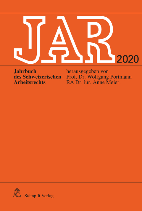 JAR 2020 - Wolfgang Portmann, Anne Meier