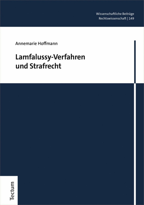 Lamfalussy-Verfahren und Strafrecht -  Annemarie Hoffmann