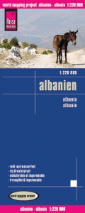 Reise Know-How Landkarte Albanien (1:220.000) - Peter Rump Verlag
