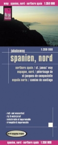 Reise Know-How Landkarte Spanien Nord / Jakobsweg (1:350.000) - Peter Rump Verlag