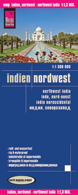 Reise Know-How Landkarte Indien, Nordwest (1:1.300.000) - Reise Know-How Verlag Reise Know-How Verlag Peter Rump