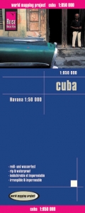 Reise Know-How Landkarte Cuba (1:850.000) mit Havanna (1:50.000) - Peter Rump Verlag