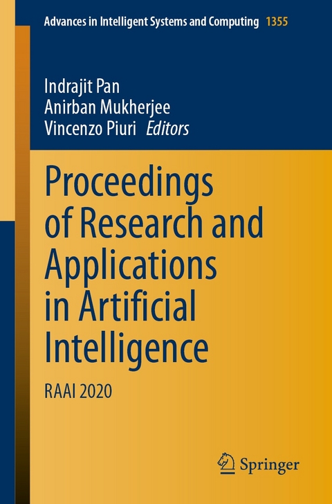 Proceedings of Research and Applications in Artificial Intelligence - 