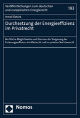 Durchsetzung der Energieeffizienz im Privatrecht - İsmail Öztürk