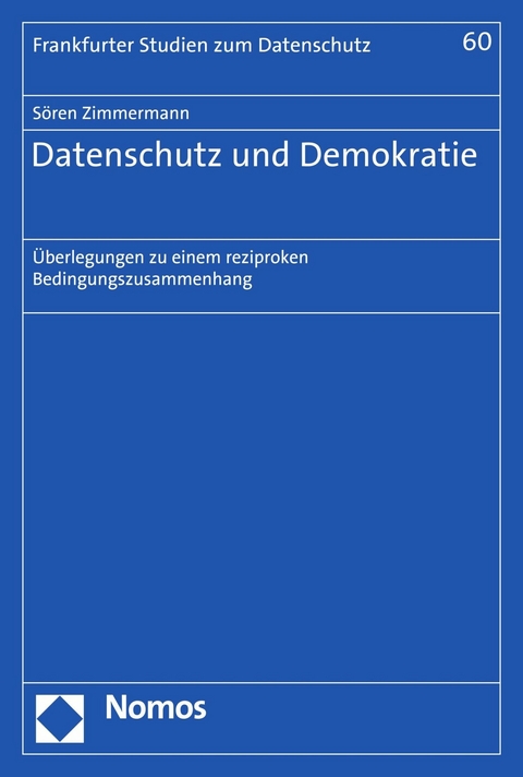 Datenschutz und Demokratie - Sören Zimmermann