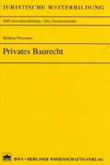 Privates Baurecht - Matthias Preussner