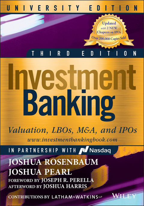 Investment Banking - Joshua Rosenbaum, Joshua Pearl