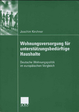 Wohungsversorgung für unterstützungsbedürftige Haushalte - Joachim Kirchner