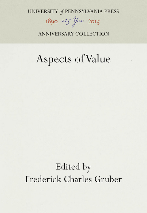 Aspects of Value - 