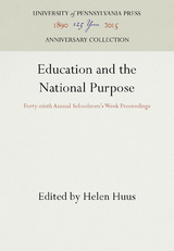 Education and the National Purpose - 
