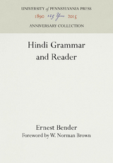 Hindi Grammar and Reader -  Ernest Bender