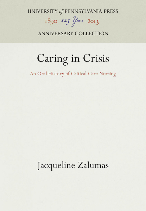 Caring in Crisis -  Jacqueline Zalumas