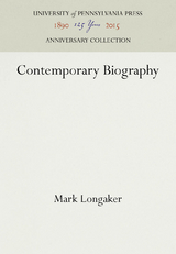 Contemporary Biography - Mark Longaker