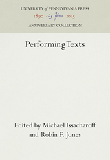 Performing Texts - 