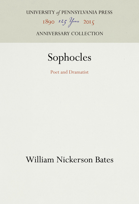 Sophocles - William Nickerson Bates