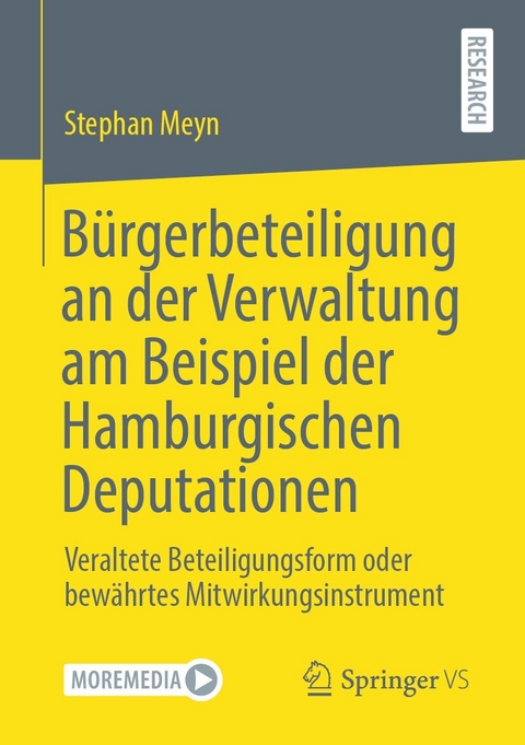 Bürgerbeteiligung an der Verwaltung am Beispiel der Hamburgischen Deputationen - Stephan Meyn