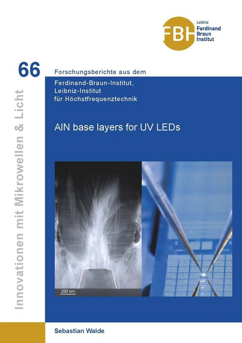 AlN base layers for UV LEDs