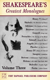 Shakespeare's Greatest Monologues - Volume III - William Shakespeare