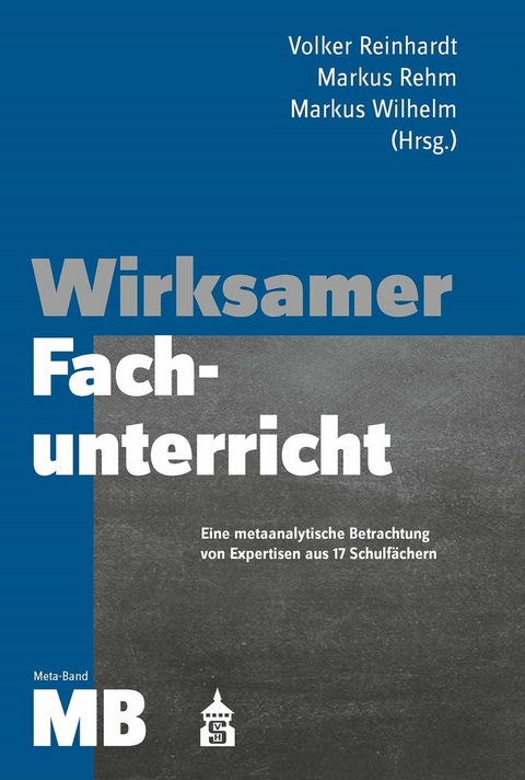 Wirksamer Fachunterricht Meta-Band - 